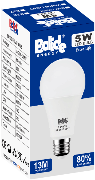 Led Bulb 5w Safety Packing in pakistan