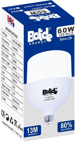 Led bulb 60w Safety Packing in pakistan